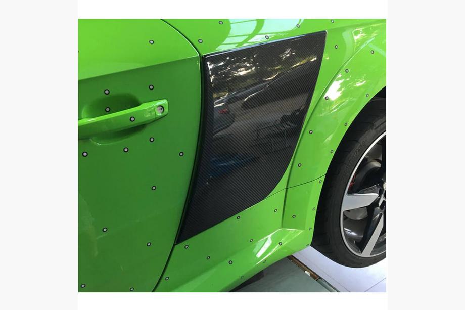 Audi TT 2014-2023 Carbon Rear Fender Covers (2015-2019) Photo 4