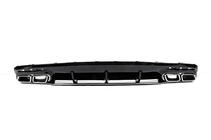 Mercedes S-class C217 Coupe 2014-2020 Rear Diffuser with Tips Silver (2018-2020) photo 3