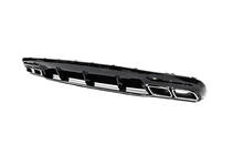 Mercedes S-class C217 Coupe 2014-2020 Rear Diffuser with Tips Silver (2018-2020) photo 2
