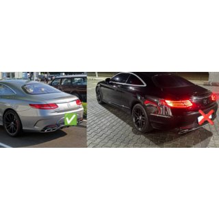 Rear Diffuser with Tips Silver (2018-2020) photo 4