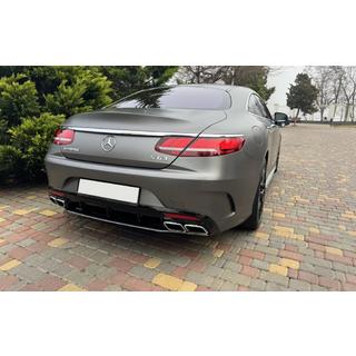 Rear Diffuser with Tips Silver (2018-2020) photo 1