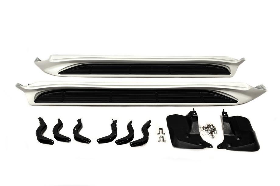 Lexus LX570/450d 2008-2022 Side Steps V2 Black Photo 3