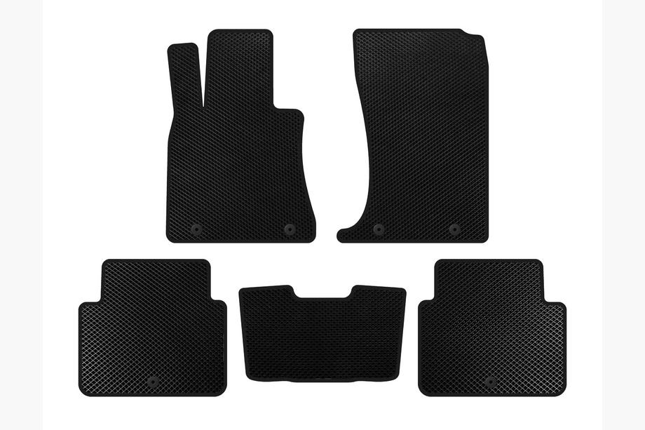 Hyundai Genesis DH 2013-2016 EVA Floor Mats (SD, Black) Image