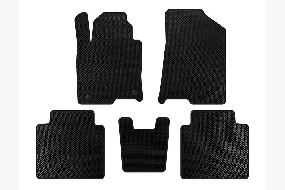 Hyundai Grandeur 2017- EVA Floor Mats (SD, Black) Image