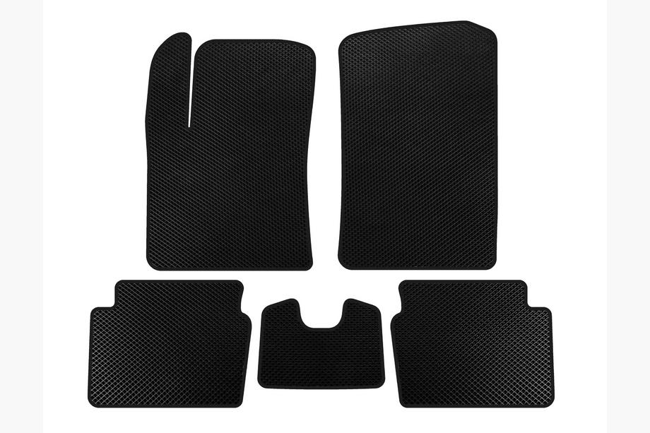 Hyundai I-10 2008-2013 EVA Floor Mats (HB, Black) Image