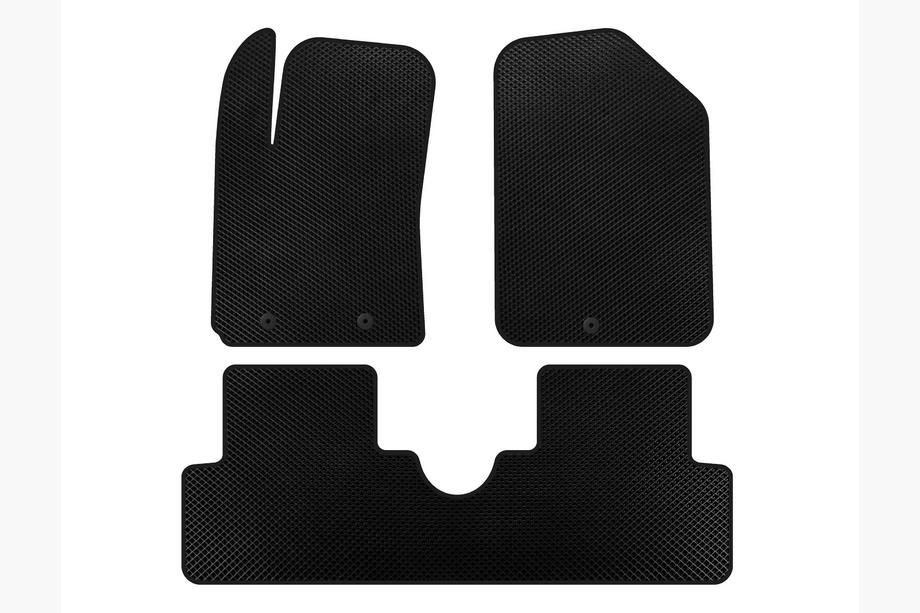 Hyundai I-10 2014-2017 EVA Floor Mats (HB, Black) Image