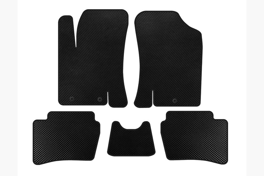 Hyundai I-20 2008-2012 EVA Floor Mats (HB, Black) Photo 1