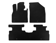 Hyundai Palisade 2018-2025 EVA Floor Mats (2 Rows, 7-Seater, Black) photo 1