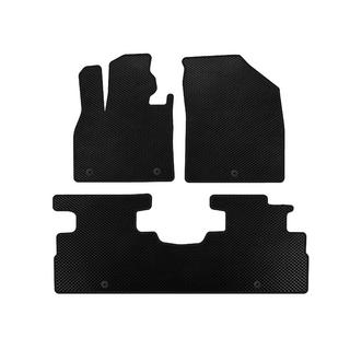 EVA Floor Mats (2 Rows, 7-Seater, Black) Hyundai Palisade 2018-2025