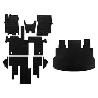 EVA Floor Mats (full interior, 1+1, 5/9-seater, Black)