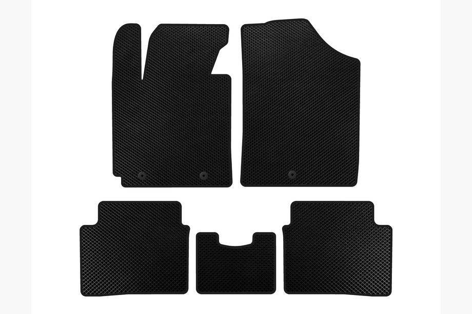 Hyundai Veloster 2011-2017 EVA Floor Mats (black) Image