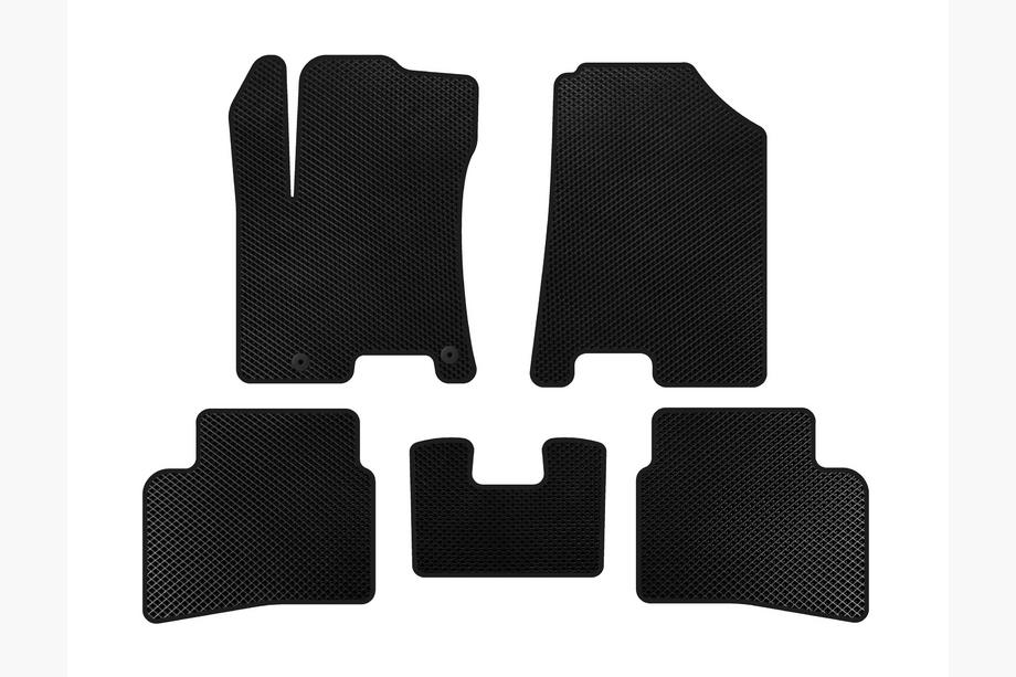 Hyundai Venue 2019- EVA Floor Mats (Black) Image