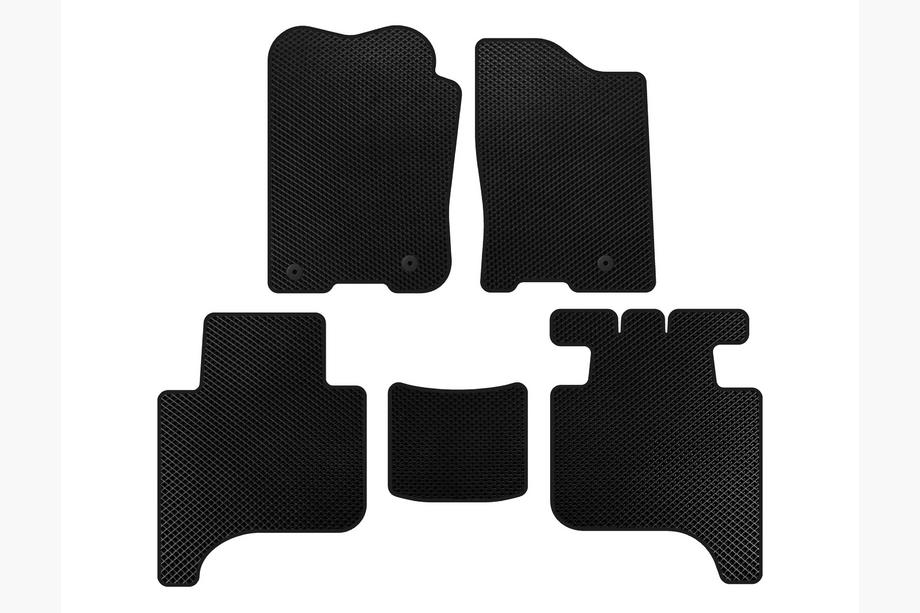 Infiniti QX56 2004-2010 EVA Floor Mats (2 Rows, 2004-2008, Black) Image