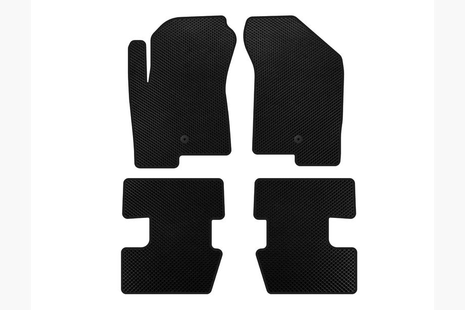 Jeep Compass 2006-2016 EVA Floor Mats (2011-2016, Black) Image