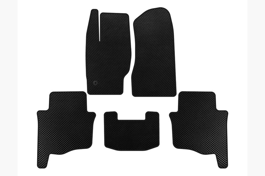 Jeep Grand Cherokee WK 2004-2010 EVA Floor Mats (Black) Image