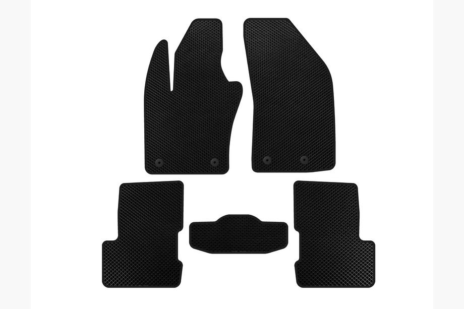 Jeep Renegade 2014- EVA Floor Mats V-2 (Black) Image