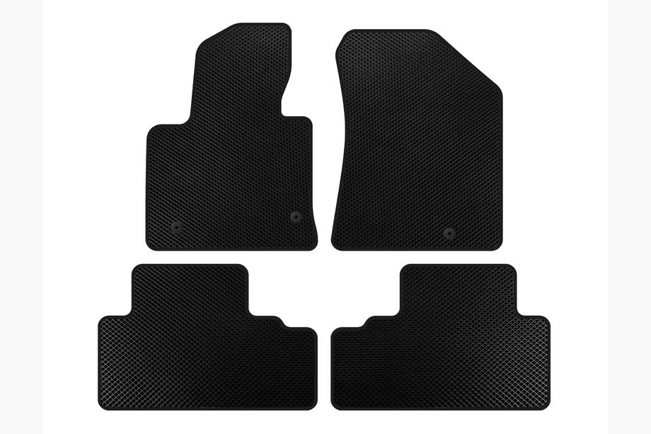 Kia Carens 2012- EVA Floor Mats (black) Image