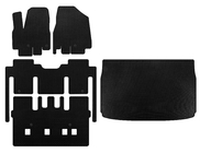 Kia Sedona 2014-2020 EVA Floor Mats (full interior, 8-seater, Black) photo 1