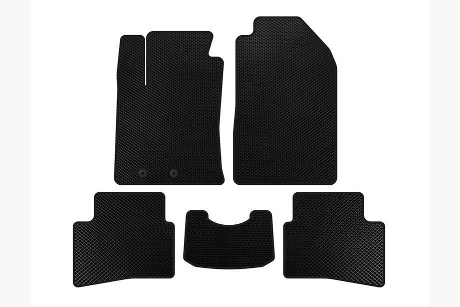 Kia Stonic 2017- EVA Floor Mats (2017-2019, Black) Image
