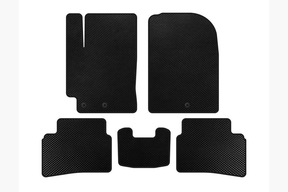 Kia Stonic 2017- EVA Floor Mats (2019+, Black) Image