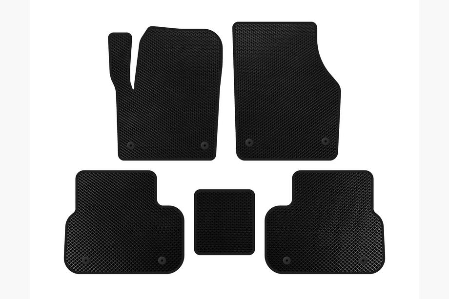 Land Rover Discovery Sport 2014- EVA Floor Mats (2014-2019, 2 Rows, Black) Image