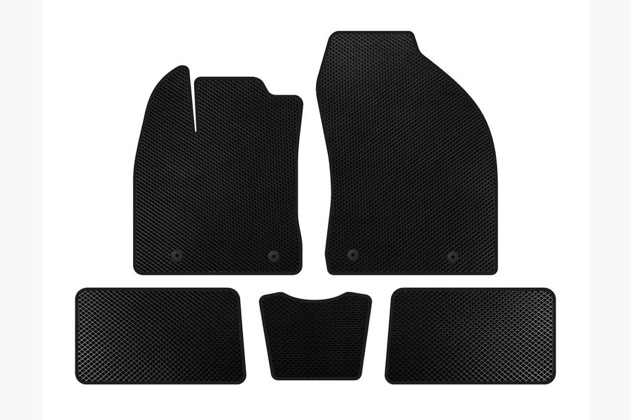 Lexus CT200H 2011-2022 EVA Floor Mats (HB, Hybrid, Black) Image