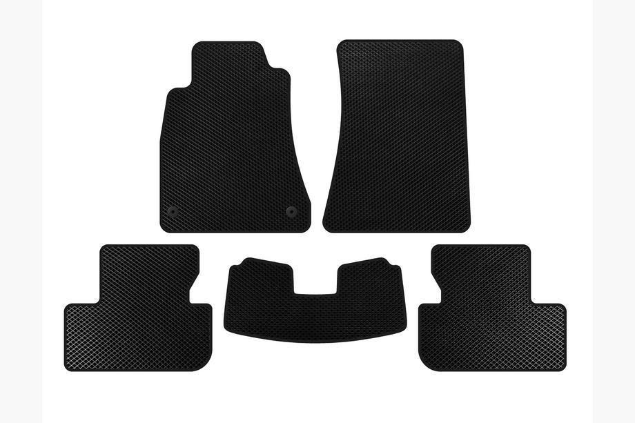 Lexus IS 2005-2013 EVA Floor Mats (SD, 2WD, Black) Image