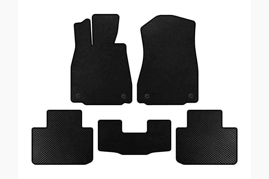 Lexus IS 2013- EVA Floor Mats (2WD, Black) Image