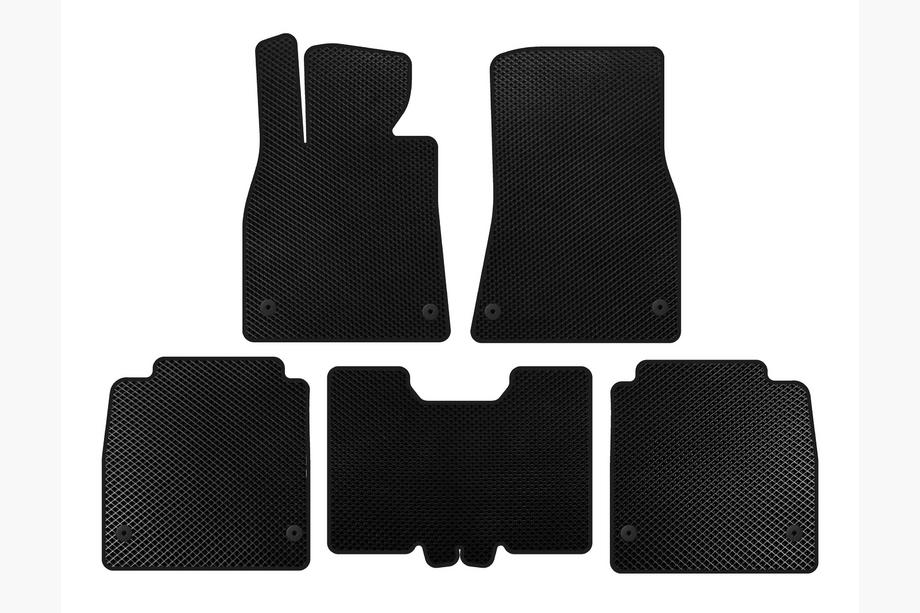 Lexus LS 2007-2017 EVA Floor Mats (2007-2010, SD, Long Wheelbase, Black) Image