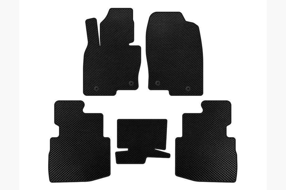 Mazda CX-9 2017- EVA Floor Mats (2 Rows, 7-Seater, Black) Image