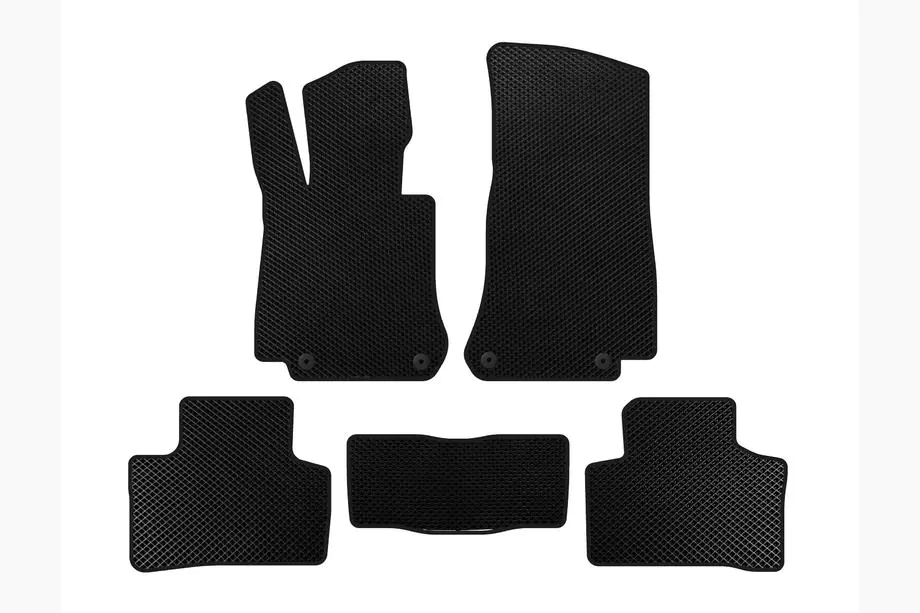 Mercedes EQC 2019-2023 EVA Floor Mats (Black) Image