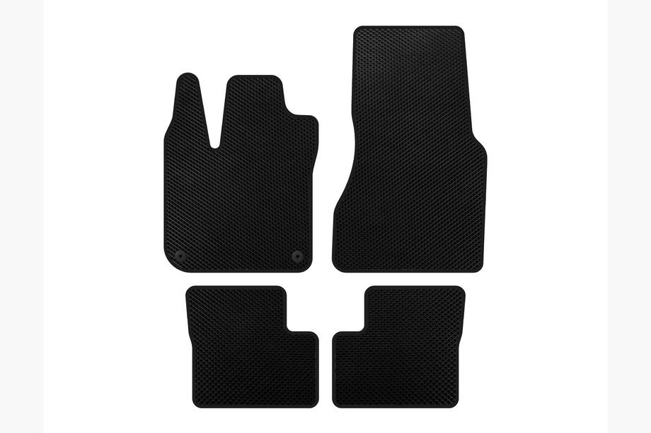 Smart 2014- EVA Floor Mats (HB, 5-Door, Black) Image
