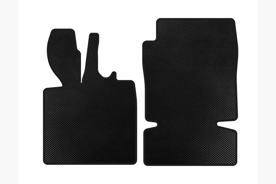 Smart 1998-2007 EVA Floor Mats (2003-2007, Coupe, Black) Image