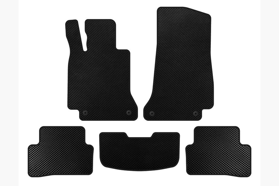 Mercedes C-class W205 2014-2021 EVA Floor Mats (SD, Black) Image