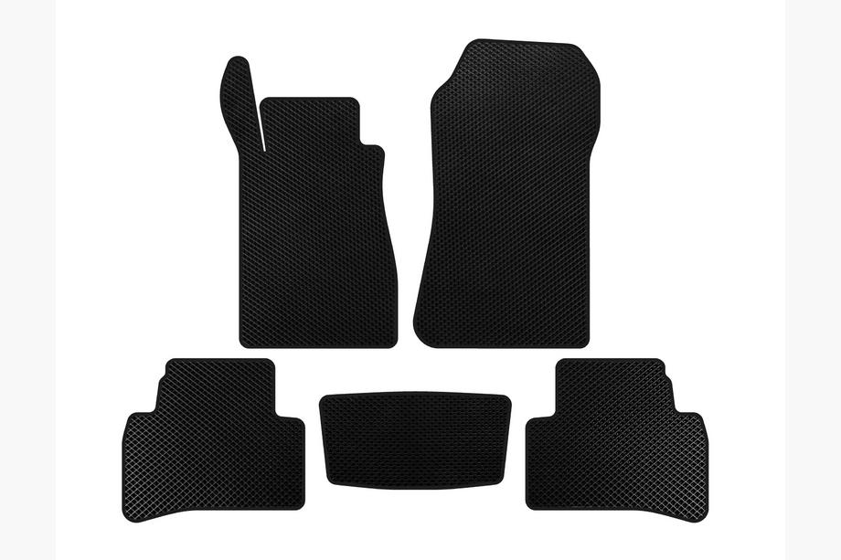 Mercedes CLK W208 1997-2002 EVA Floor Mats (Coupe, Black) Image