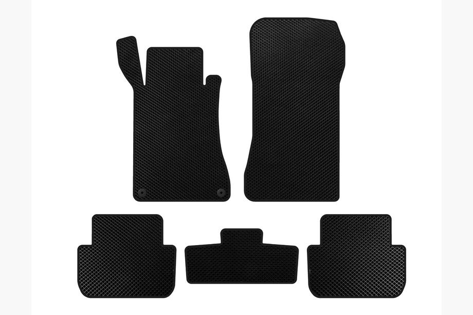 Mercedes CLK W209 2002-2010 EVA Floor Mats (Coupe, Black) Image