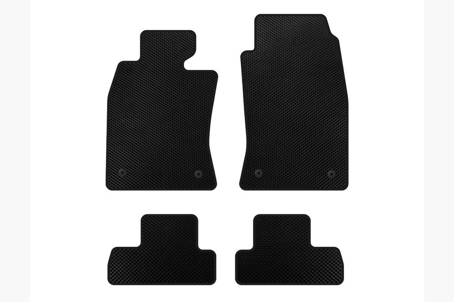 Mini Cooper R50/52/53 2000-2006 EVA Floor Mats (for R50, Black) Image