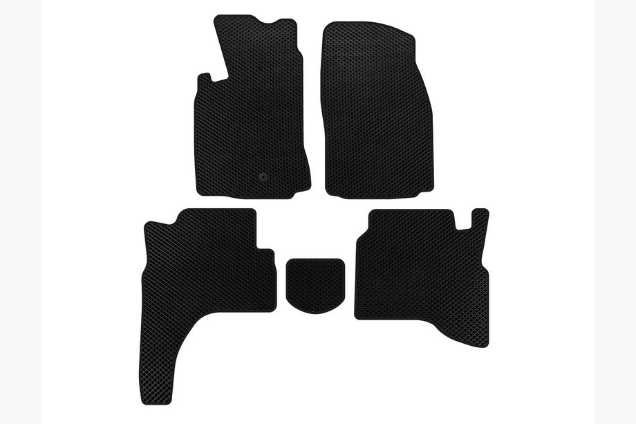 Mitsubishi Pajero Sport 1996-2007 EVA Floor Mats (Black) Image