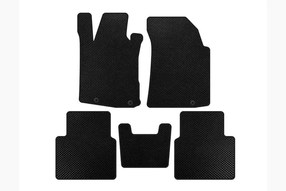 Nissan Maxima 2015-2023 EVA Floor Mats (SD, Black) Image