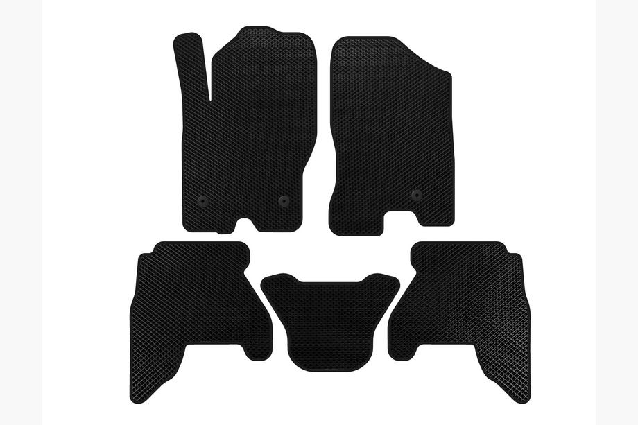 Nissan Pathfinder R51 2005-2014 EVA floor mats (2 rows, Black, 2010-2014) Image