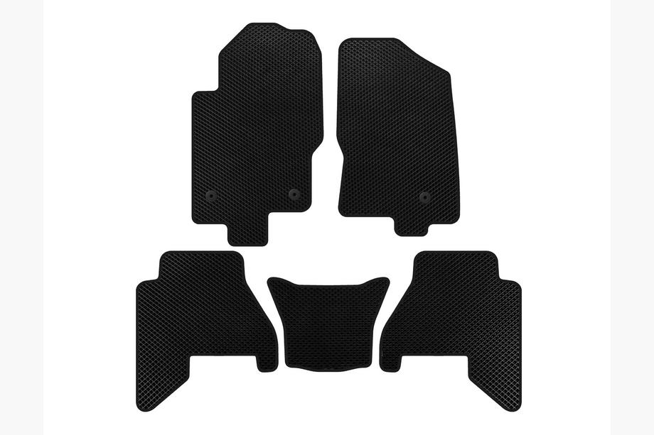 Nissan Pathfinder R51 2005-2014 EVA V2 floor mats (2 rows, black, 2010-2014) Image