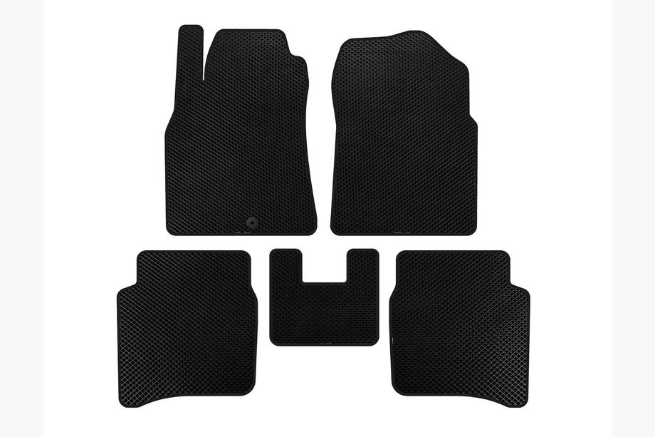 Nissan Primera P12 2002–2007 EVA Floor Mats (SD, Black) Image