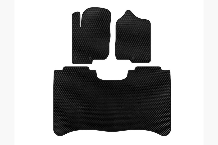 Nissan Titan 2004-2011 EVA Floor Mats (black) Image