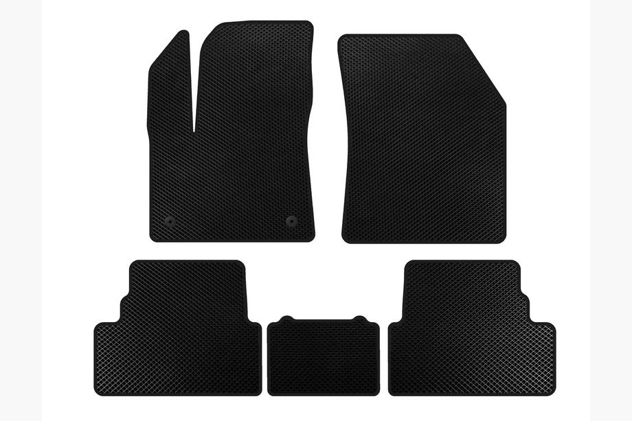 Opel Grandland X 2017- EVA Floor Mats (2017-2021, Black) Image