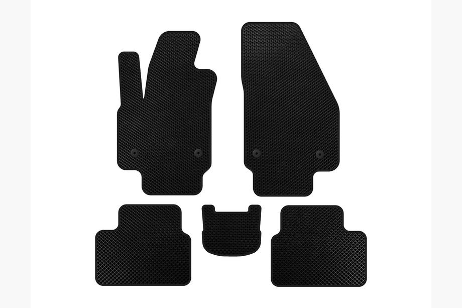 Opel Meriva 2010-2017 EVA Floor Mats (Black) Image