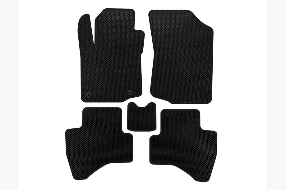 Peugeot 107 2005-2014 EVA Floor Mats (HB, Black) Image