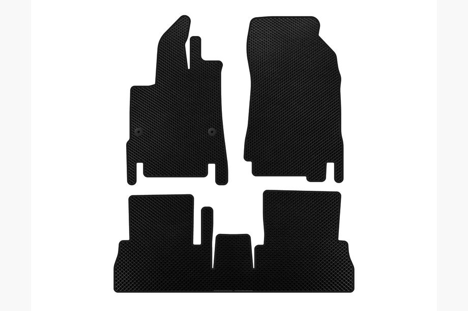 Peugeot Partner/Rifter 2019- EVA Floor Mats (7-Seater/Long Wheelbase, Black) Image