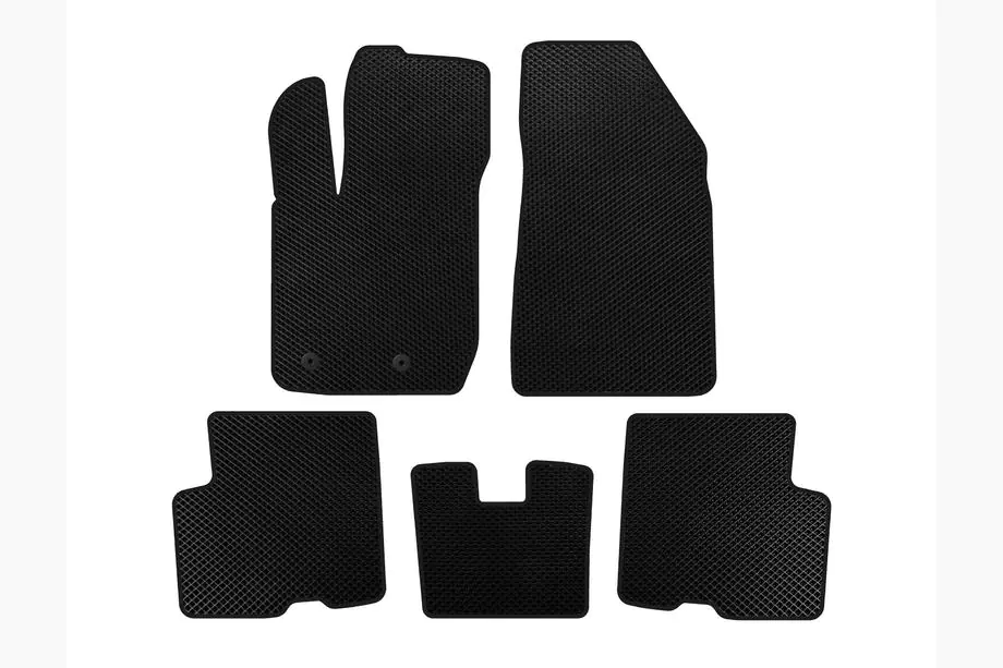 Renault Arkana 2019- EVA Floor Mats (Front-Wheel Drive, Black) Image