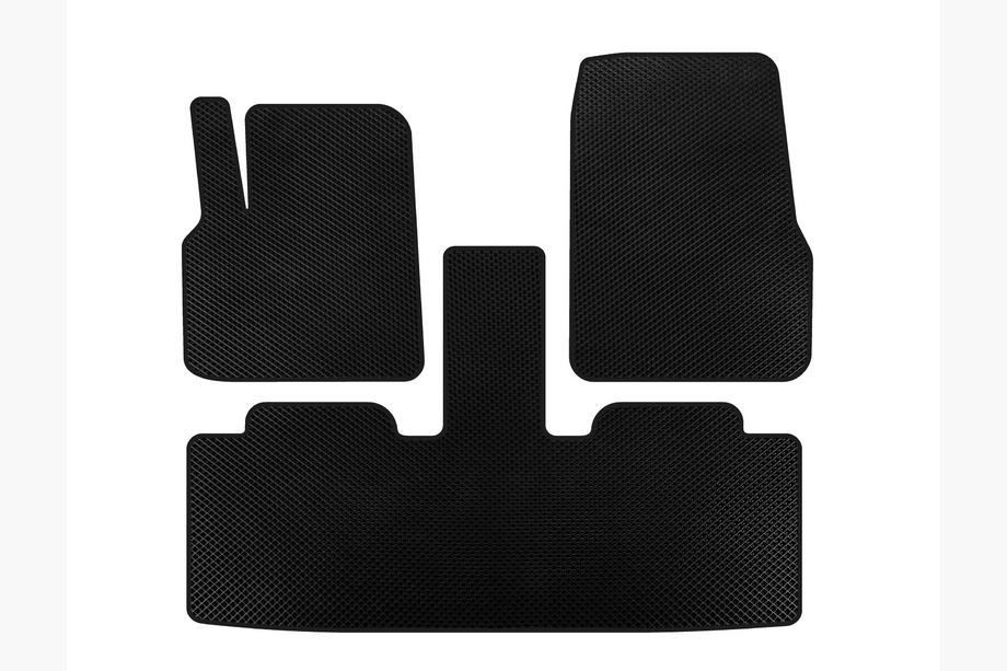Renault Espace 2002-2014 EVA Floor Mats (2 Rows, 7-Seater, Black) Image