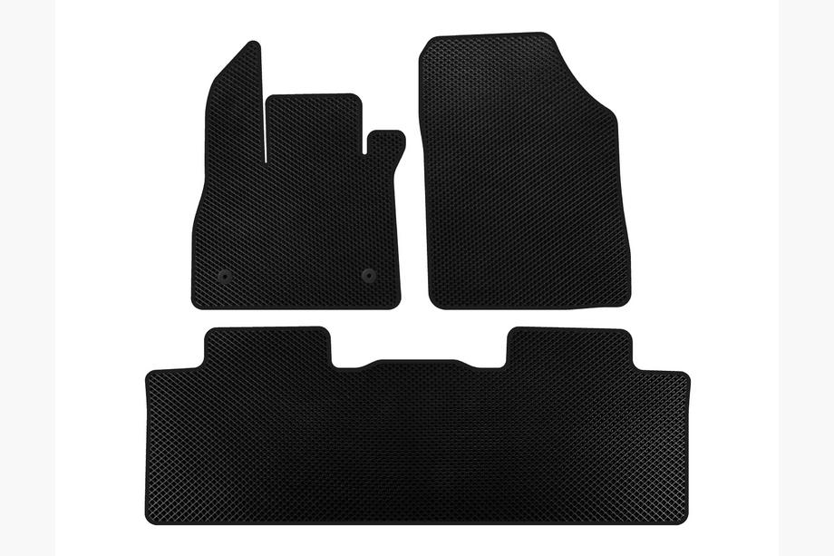 Renault Espace 2014- EVA Floor Mats (5-Seater, Black) Image
